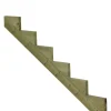 Plus Außentreppe Kiefer 6 Stufen 180 cm breit