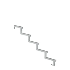 Plus Außentreppe Kiefer/Feuerverzinkt 5 Stufen 180 cm breit