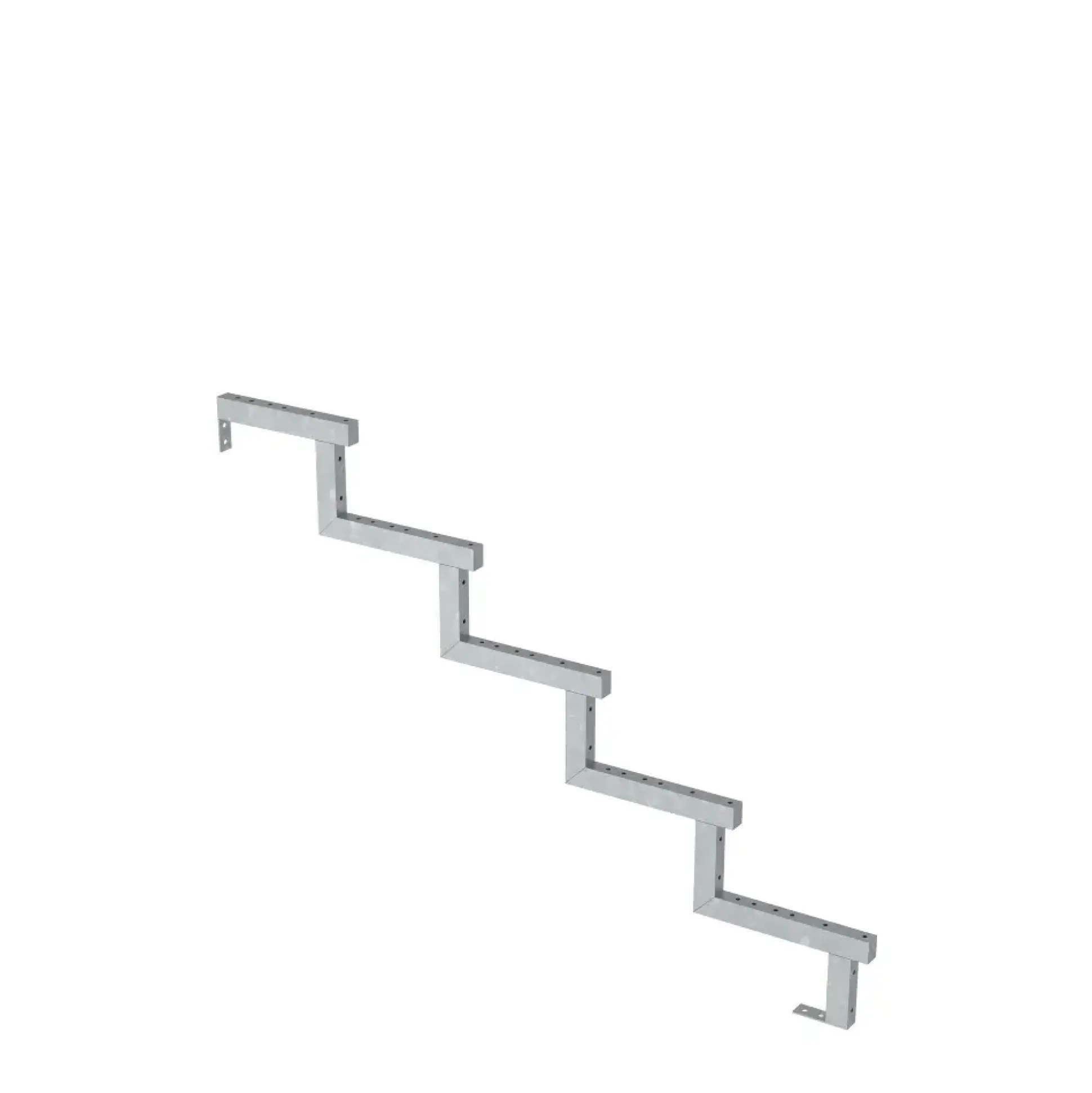 Plus Außentreppe Kiefer/Feuerverzinkt 5 Stufen 120 cm breit