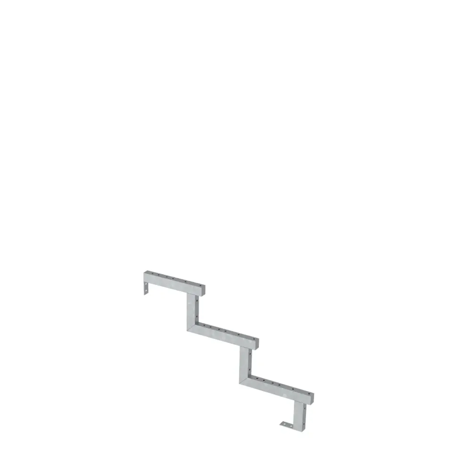 Plus Außentreppe Kiefer/Feuerverzinkt 3 Stufen 120 cm breit