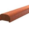 Plus Handlauf Mahagoni 3,6 x 209 cm schwarz für Stahlpfosten
