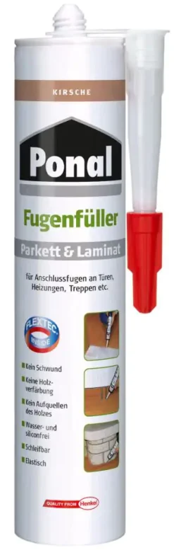 Ponal Fugenfüller Parkett & Laminat 280 ml Kartusche, Kirsche