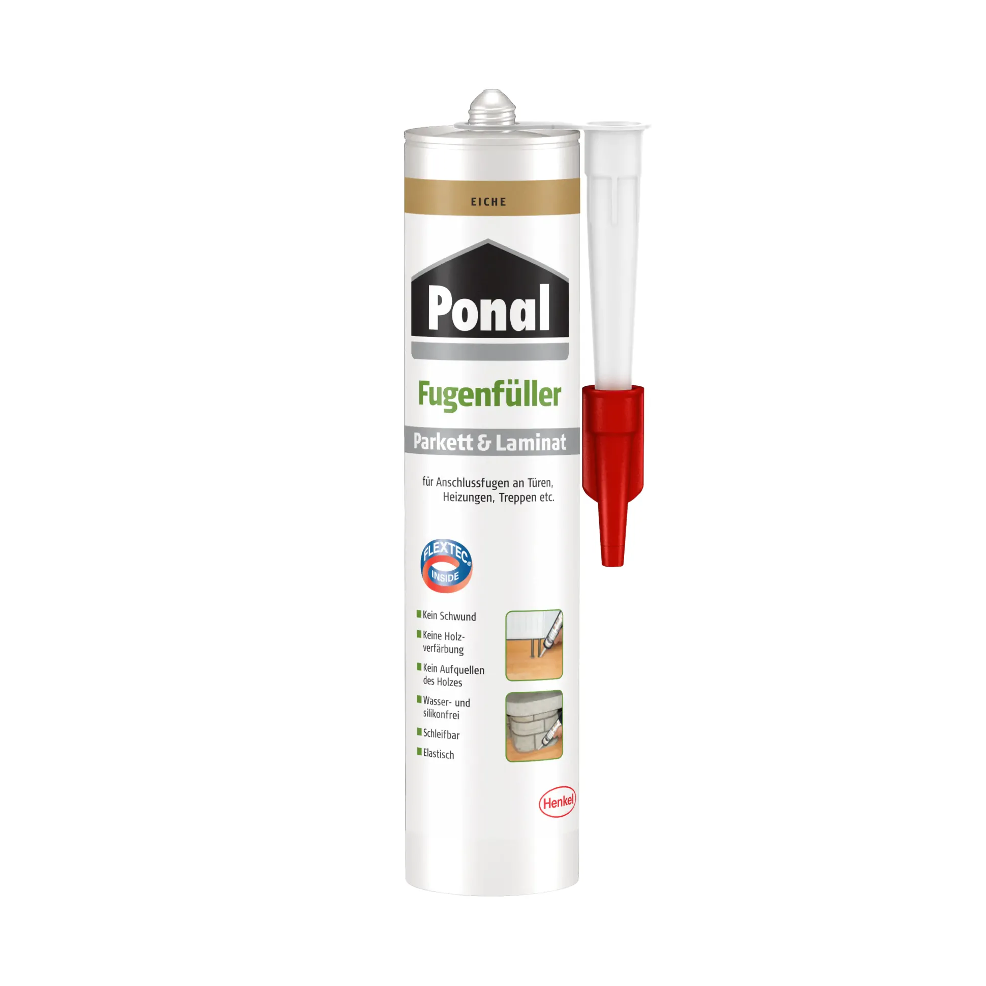 Ponal Fugenfüller Parkett & Laminat 280 ml Kartusche, Eiche
