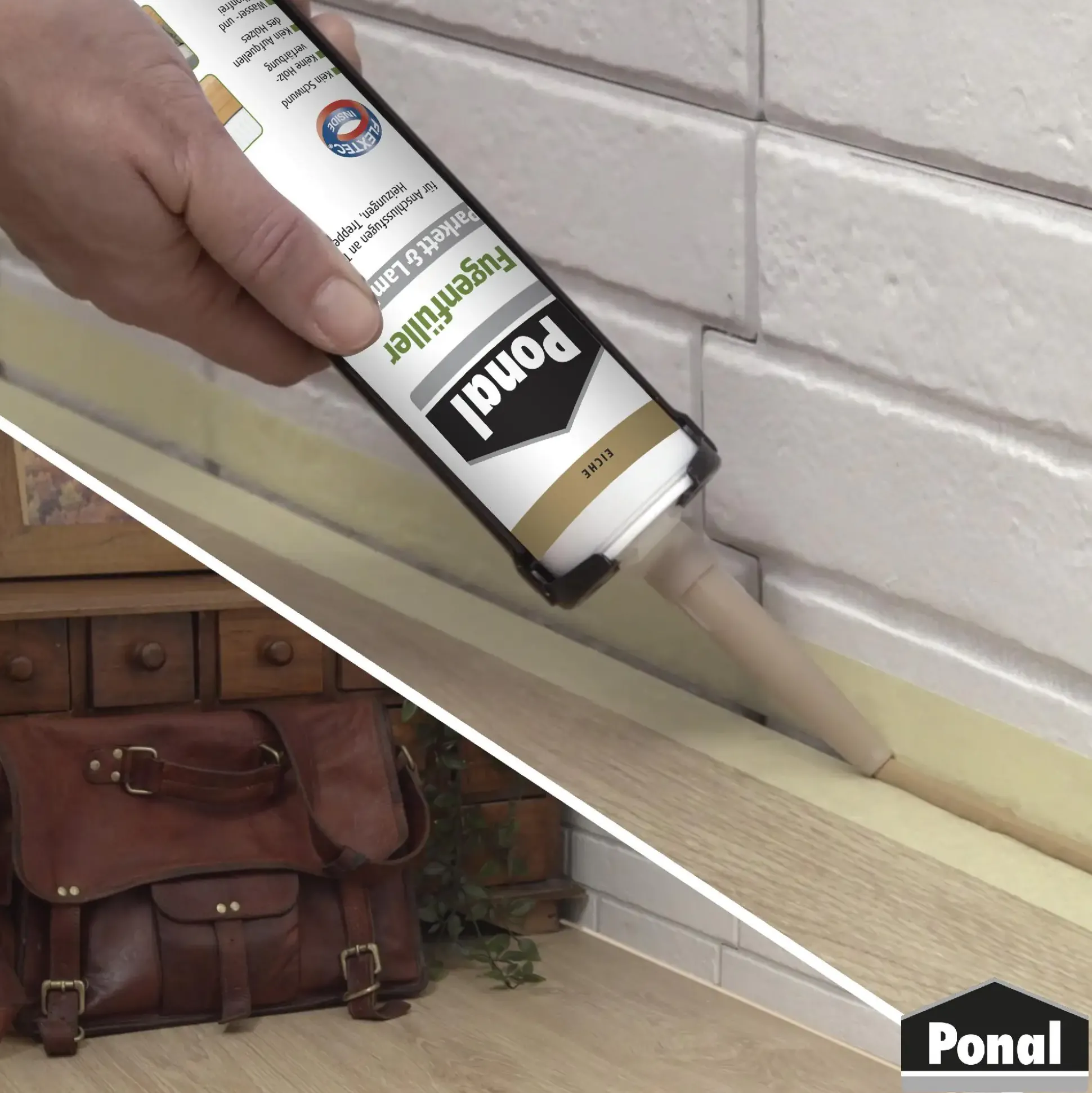 Ponal Fugenfüller Parkett & Laminat 280 ml Kartusche, Eiche