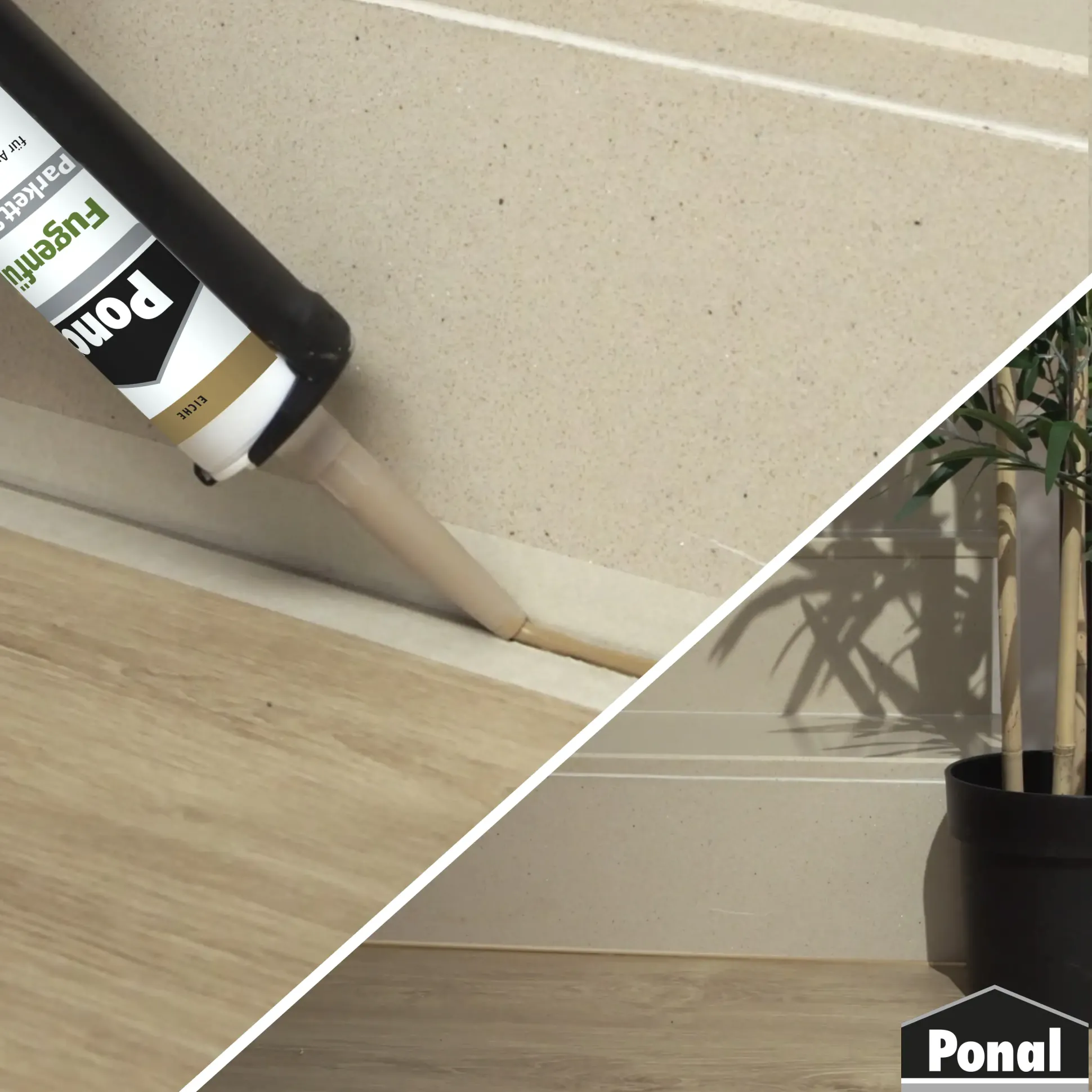 Ponal Fugenfüller Parkett & Laminat 280 ml Kartusche, Eiche