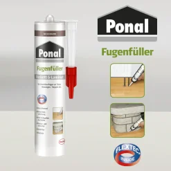 Ponal Fugenfüller Parkett & Laminat 280 ml Kartusche, Nussbaum