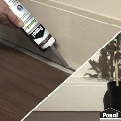 Ponal Fugenfüller Parkett & Laminat 280 ml Kartusche, Nussbaum