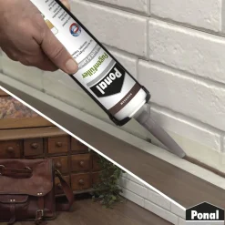 Ponal Fugenfüller Parkett & Laminat 280 ml Kartusche, Nussbaum