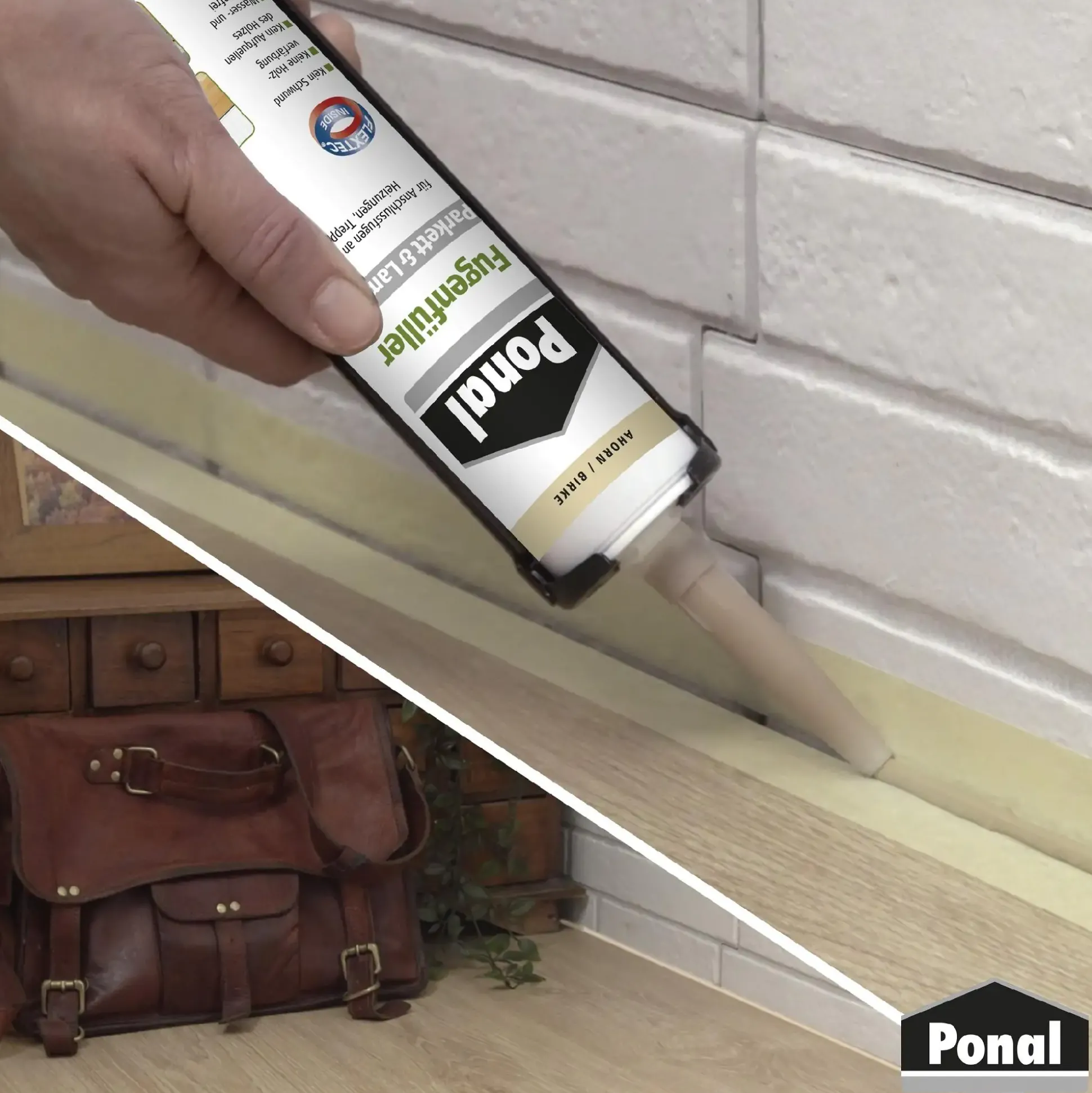 Ponal Fugenfüller Parkett & Laminat 280 ml Kartusche, Ahorn / Birke