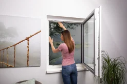 Primaster Fliegengitter 130 x 150 cm anthrazit kürzbar