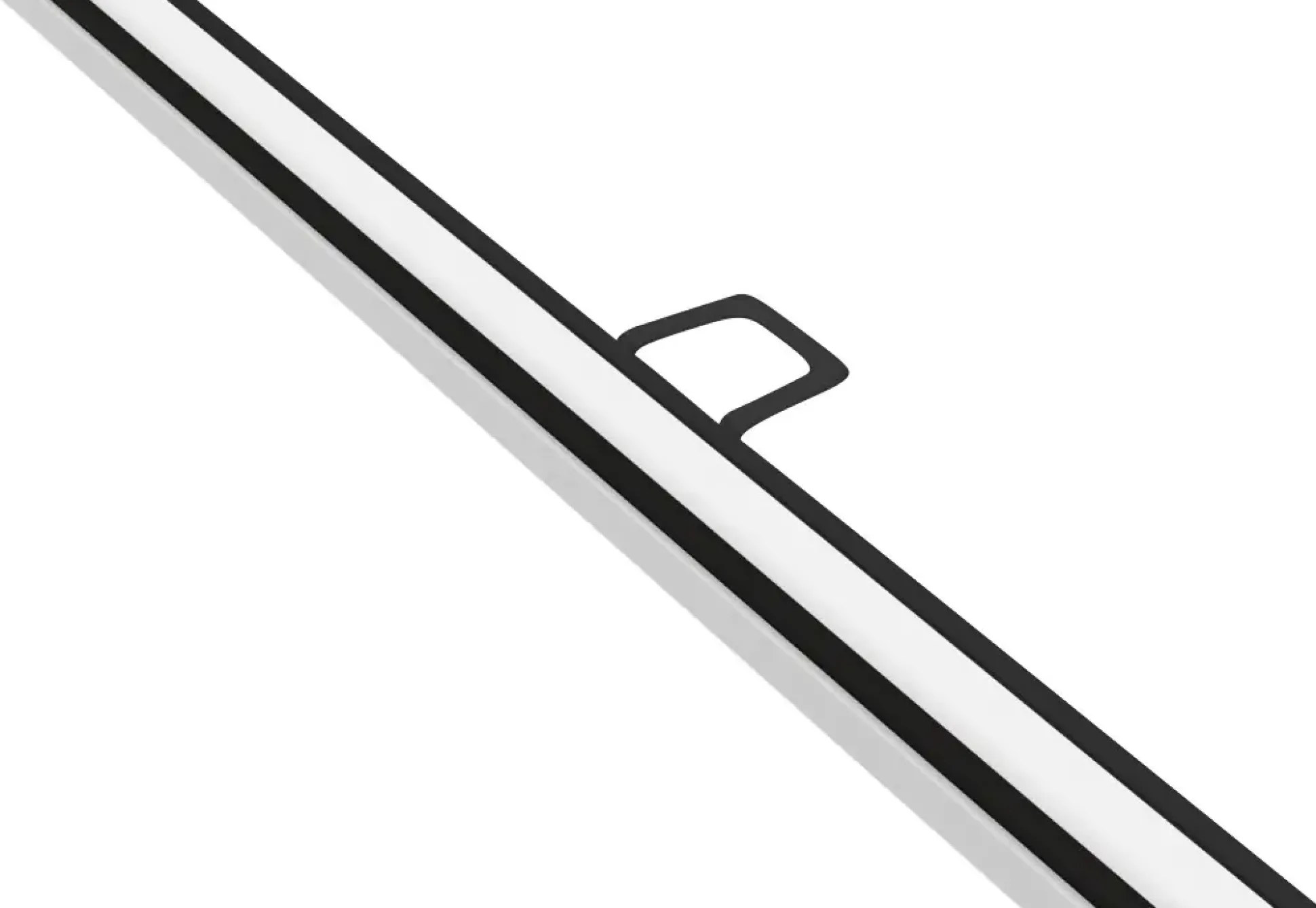 Primaster Fliegenschutz-Fenster 130 x 150 cm schwarz/weiß kürzbar