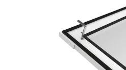 Primaster Fliegenschutz-Fenster 130 x 150 cm schwarz/weiß kürzbar