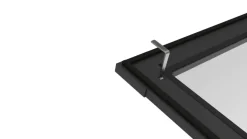 Primaster Fliegenschutz-Fenster 130 x 150 cm schwarz/anthrazit kürzbar