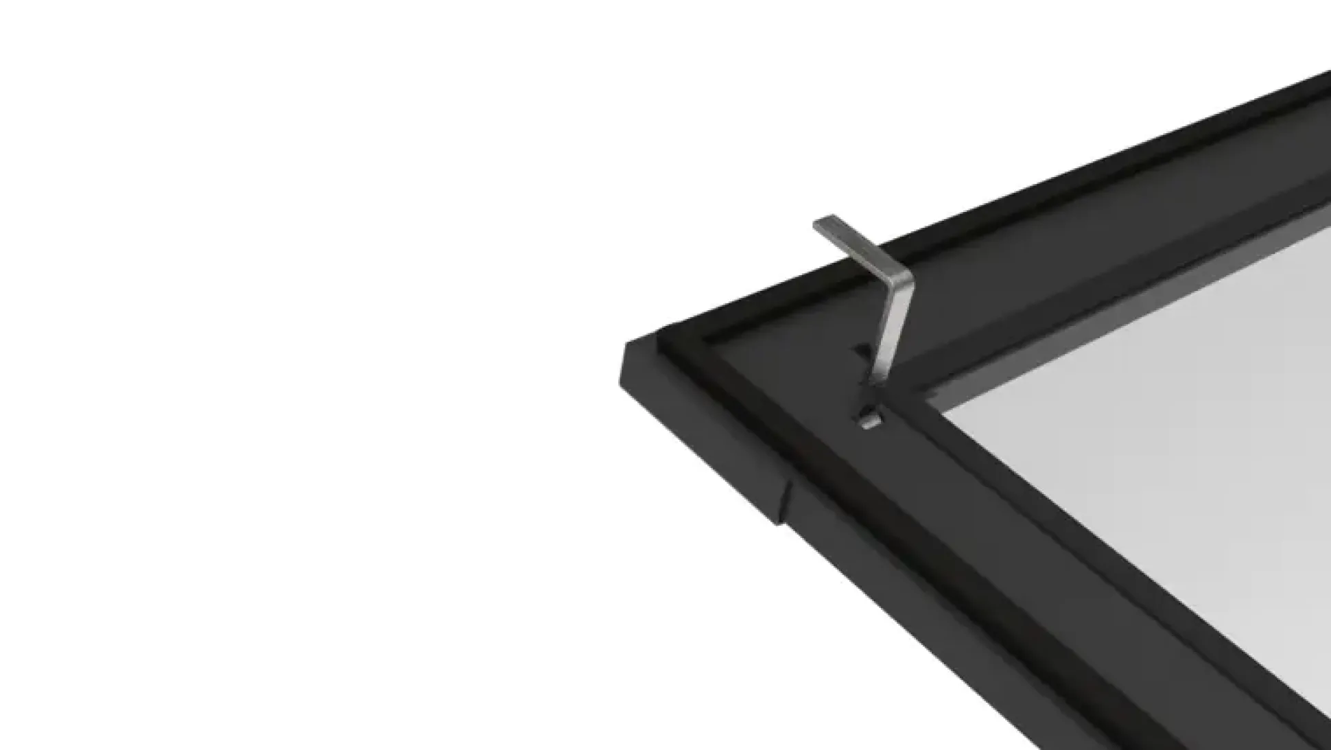Primaster Fliegenschutz-Fenster 130 x 150 cm schwarz/anthrazit kürzbar