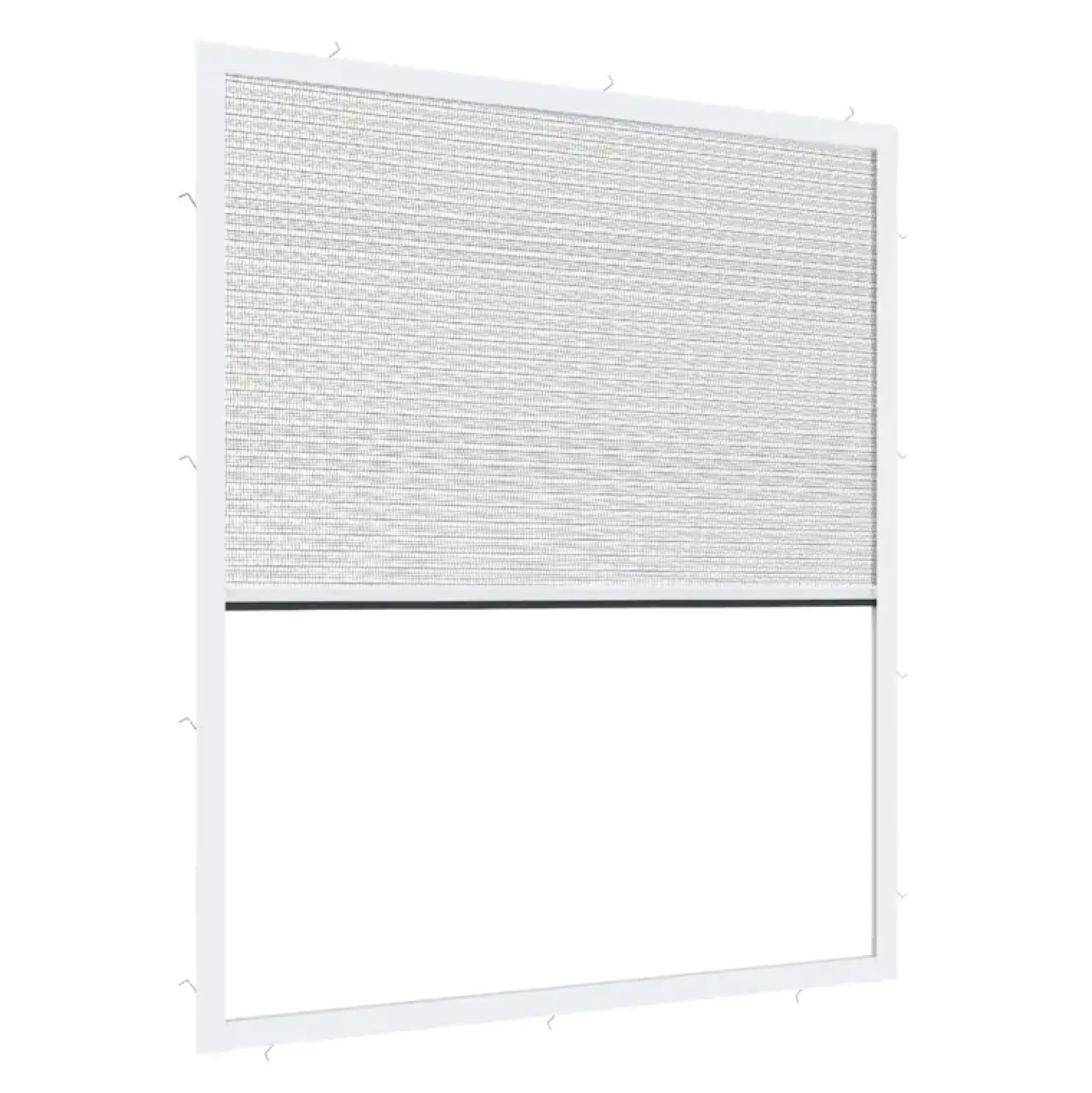 Primaster Fliegenschutz-Plissee 130 x 150 cm weiß/weiß kürzbar