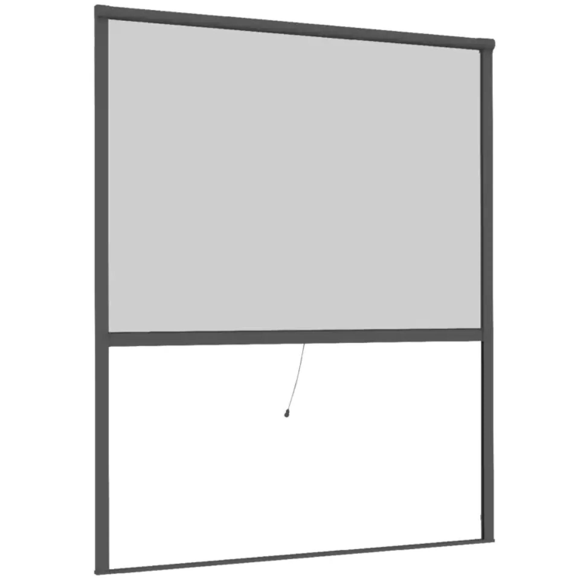 Primaster Fliegenschutz-Rollo 130 x 160 cm anthrazit/anthrazit kürzbar