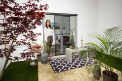 Primaster Fliegenschutz-Schiebetür 120 x 240 cm anthrazit/anthrazit kürzbar