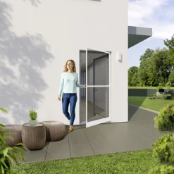 Primaster Fliegenschutz-Tür 100 x 210 cm weiß/weiß kürzbar