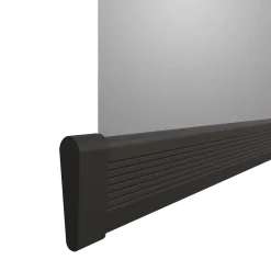 Primaster Fliegenschutz-Türvorhang Teleskop Alu 120 x 250 cm anthrazit