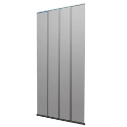 Primaster Fliegenschutz-Türvorhang Teleskop Alu 120 x 250 cm anthrazit