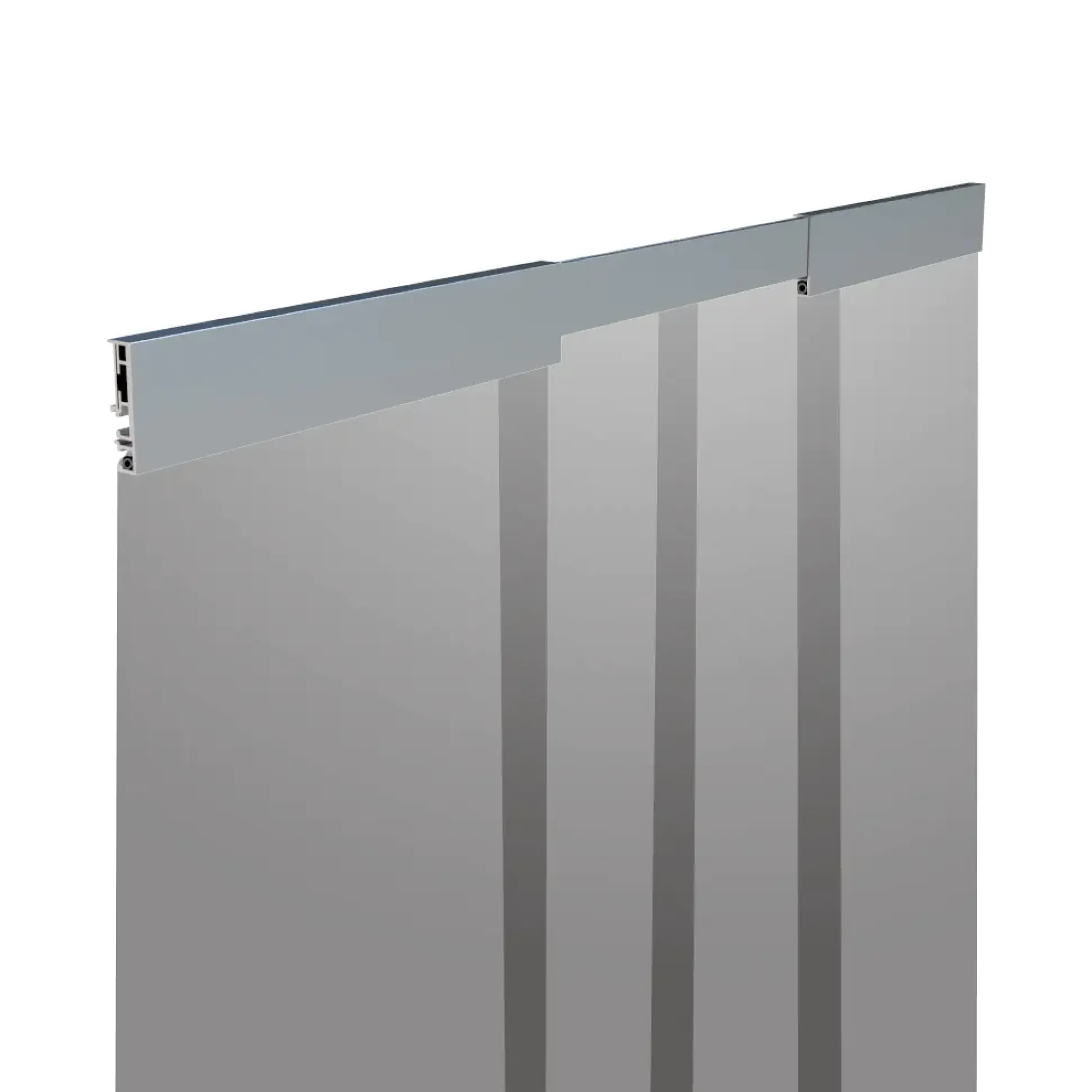 Primaster Fliegenschutz-Türvorhang Teleskop Alu 120 x 250 cm anthrazit