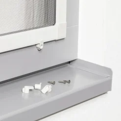 Primaster Vorreiber-Set für Fliegenschutzfenster weiß - 4 Stück