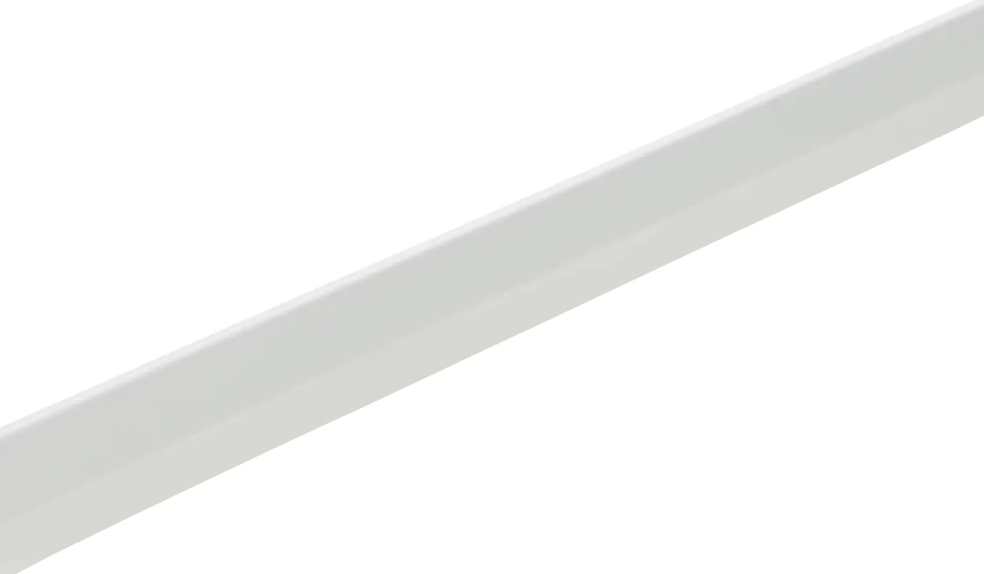 Primo Abdeckleiste 140 cm 25 x 2,5 mm weiß mit Dichtlippe selbstklebend