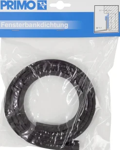 Primo Fensterbankdichtung 1500 x 2,7 x 25,8 mm schwarz