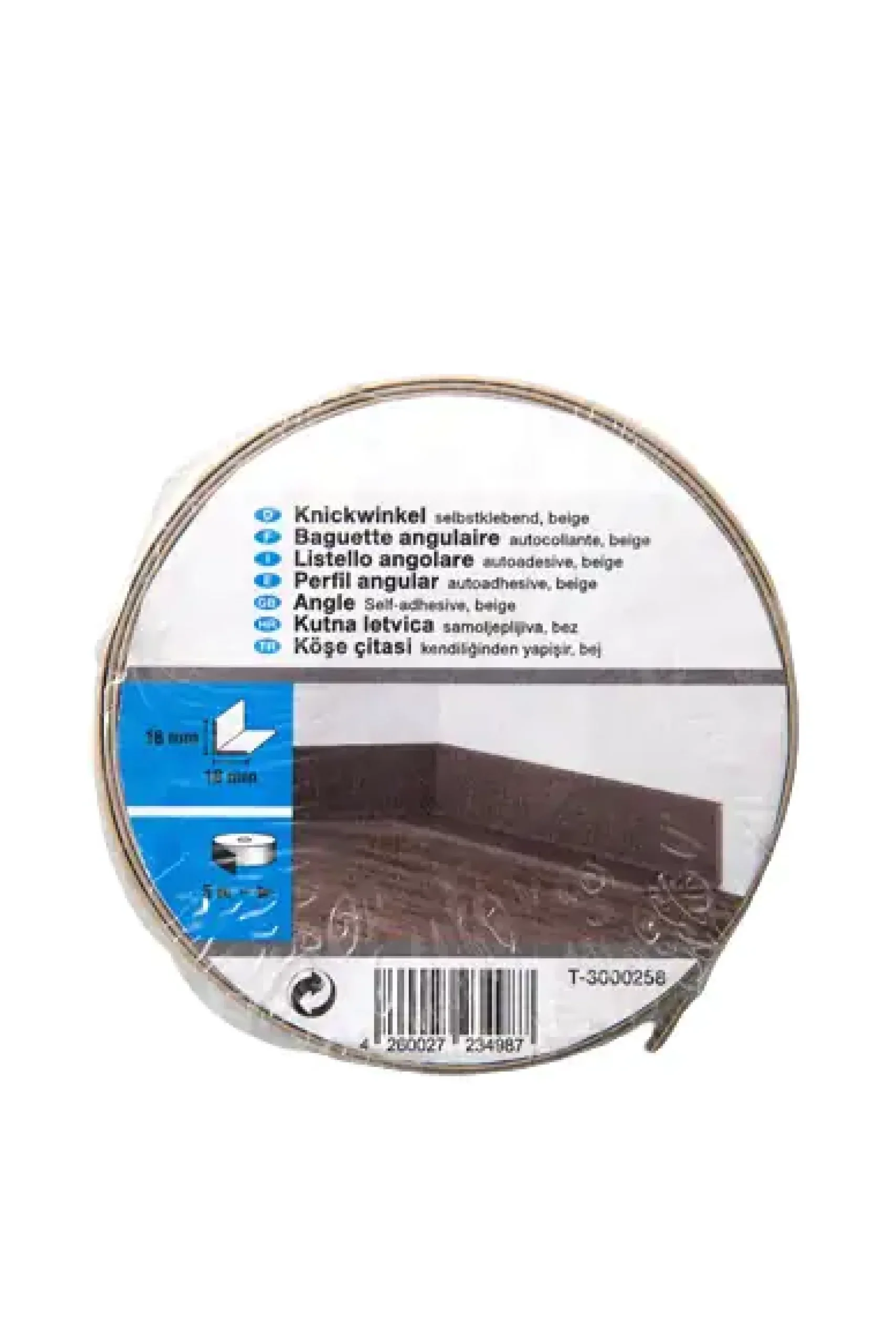 Primo Knickwinkel 5 m 18 x 18 mm beige selbstklebend