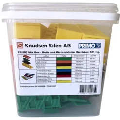 Primo Kunststoffkeil und Distanzklötze 121-teilig