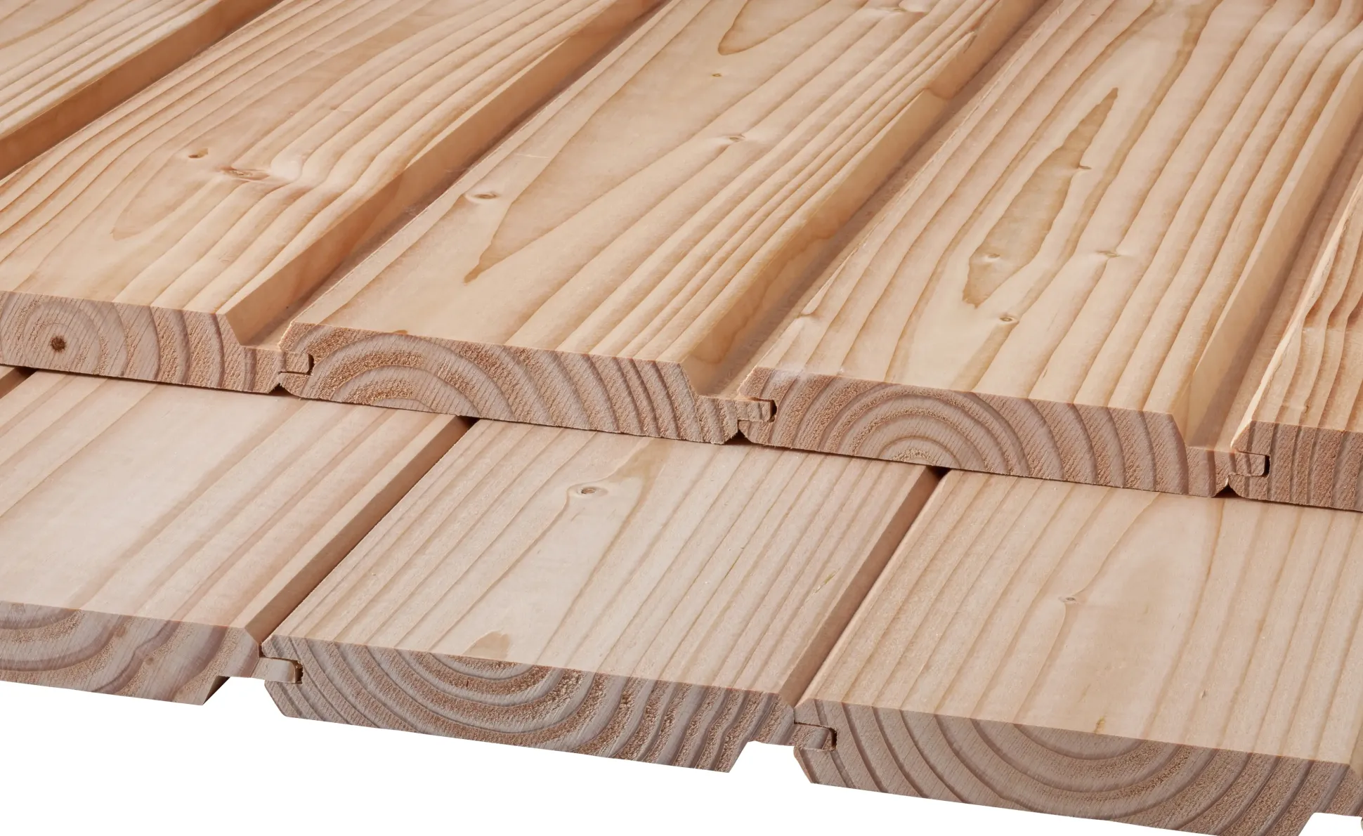 Profilholz Douglasie A B-Sortierung 200 x 12,1 cm 19 mm Kombiprofil
