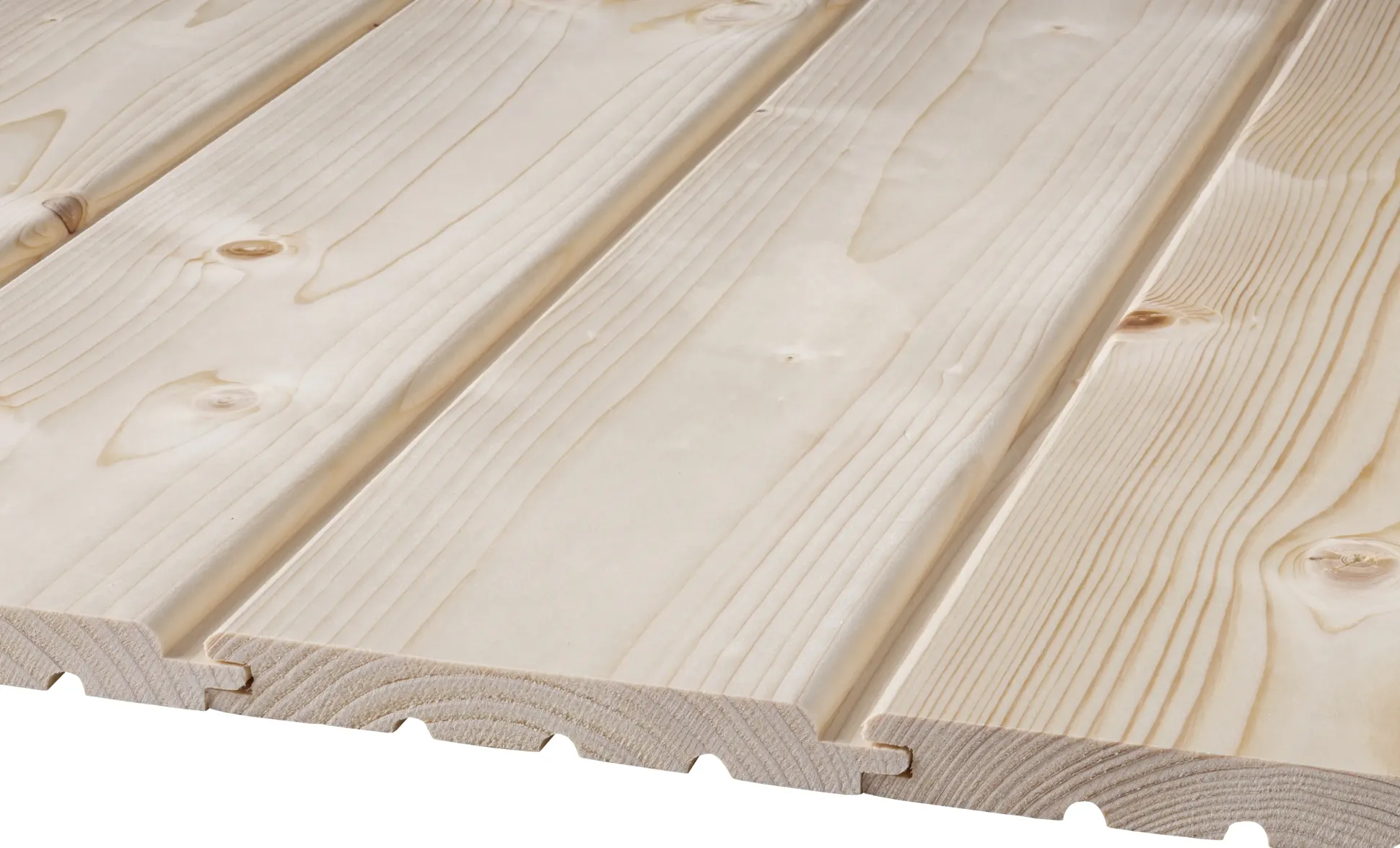 Profilholz Fichte Tanne B-Sortierung Softlineprofil 400 x 14,6 cm 19 mm