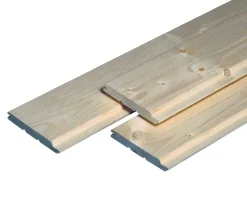 Profilholz Fichte Tanne B-Sortierung Schrägprofil 200 x 9,6 cm 12,5 mm