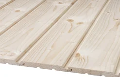 Profilholz Fichte Tanne Standard B-Sortierung Schrägprofil 200 x 12,1 cm 14 mm