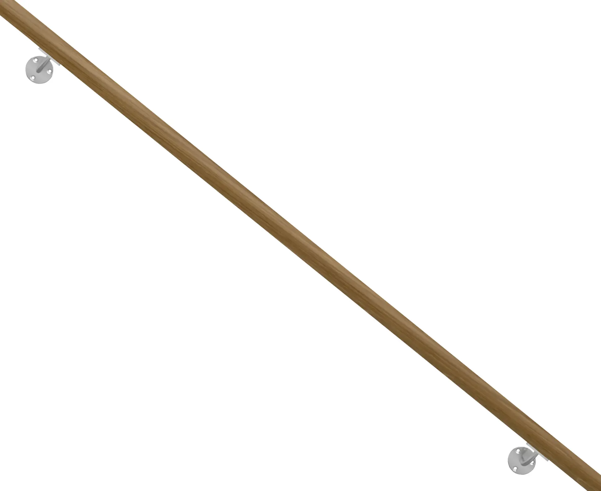 Prova Handlauf-Set Eiche versiegelt Länge 150 cm