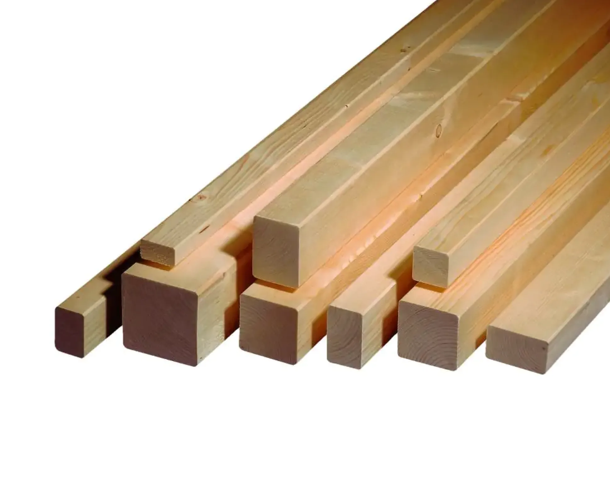 Rahmen Fichte Tanne Kanten gefast 200 cm 74 x 24 mm 4-seitig gehobelt