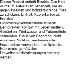 Rahmenholz 200 x 7 cm x 45 mm