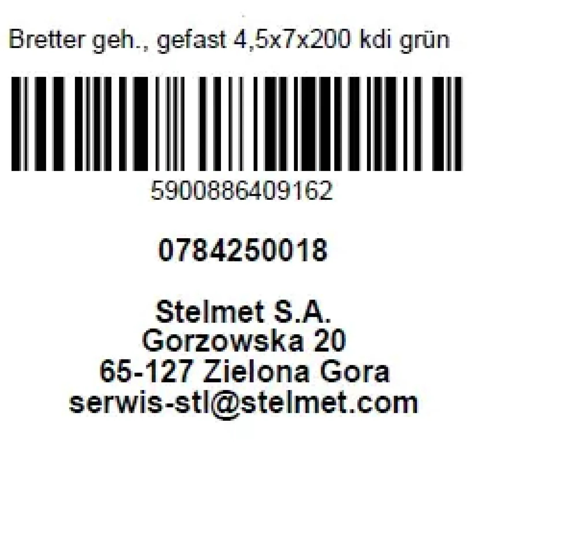 Rahmenholz 200 x 7 cm x 45 mm