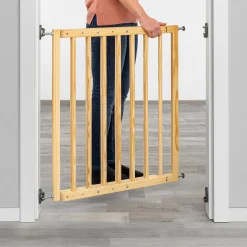 reer Treppenschutzgitter Basic zum schrauben Holz 65,5 - 106 cm