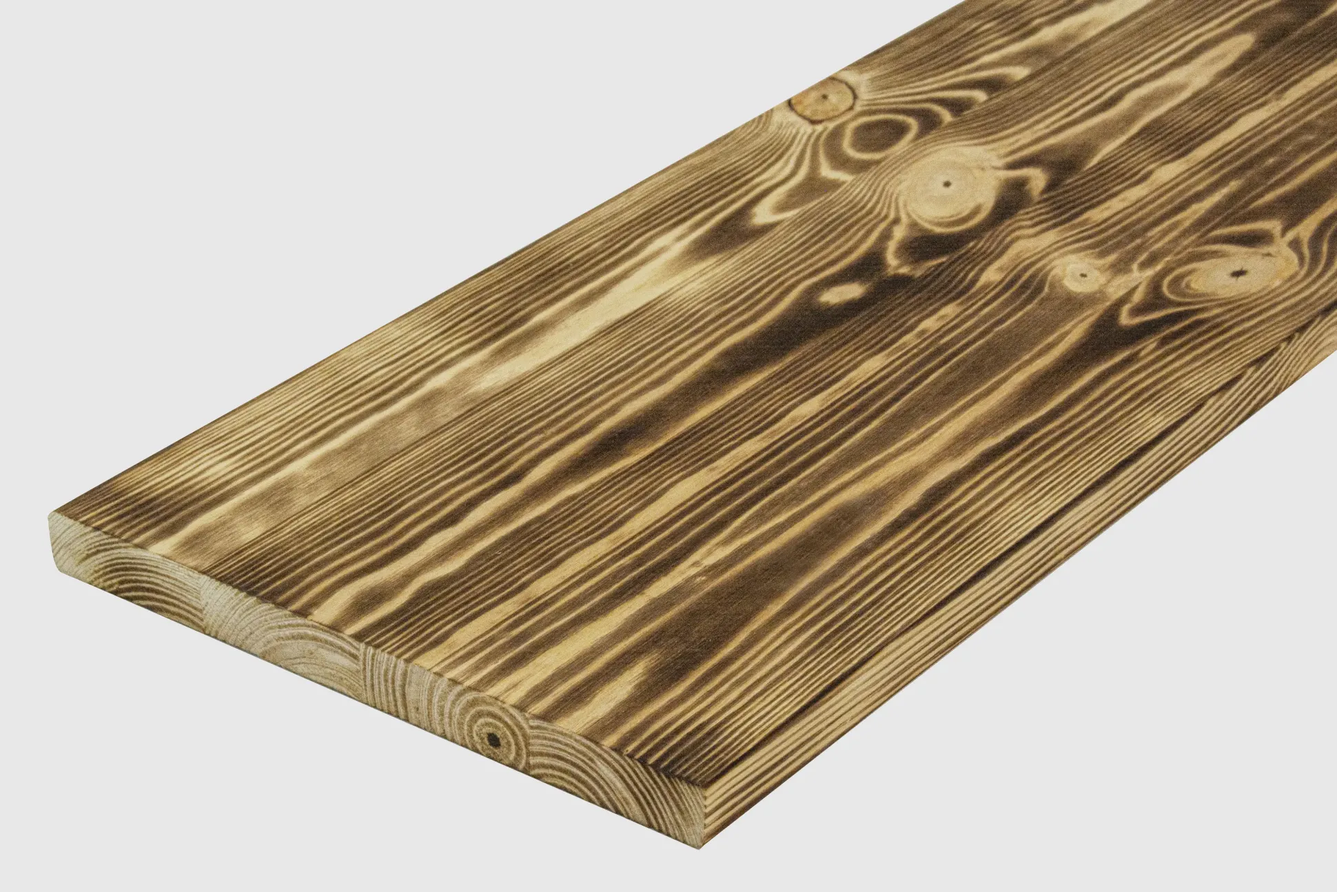 Rettenmeier Leimholzplatte Kiefer geflammt 120 x 40 x 1,8 cm