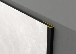 Rock the Wall C-Profil schwarz 280 x 1,8 x 0,67 cm