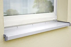 Sarei Fensterblech Aluminium silber Ausladung 300 mm Länge 3000 mm