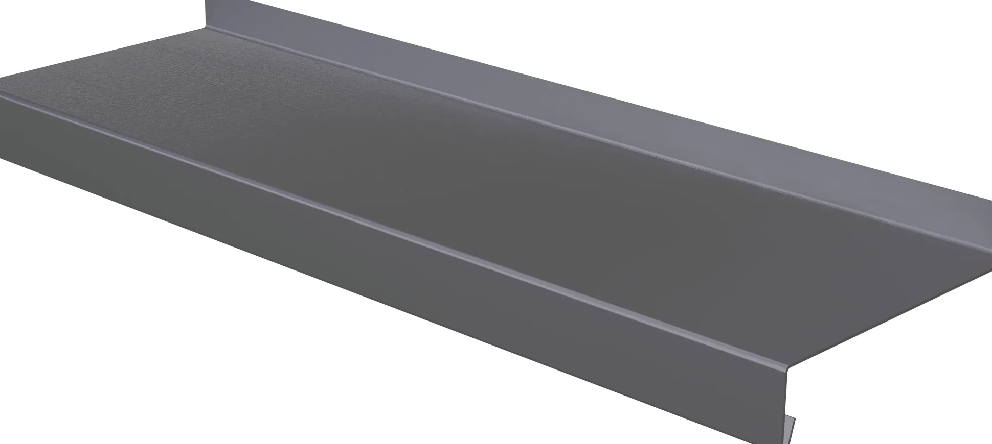 Sarei Fensterblech Aluminium anthrazit Ausladung 165 mm Länge 3000 mm