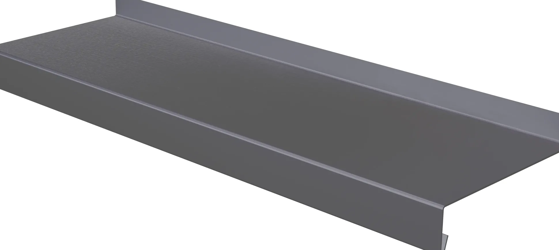 Sarei Fensterblech Aluminium anthrazit Ausladung 110 mm Länge 3000 mm