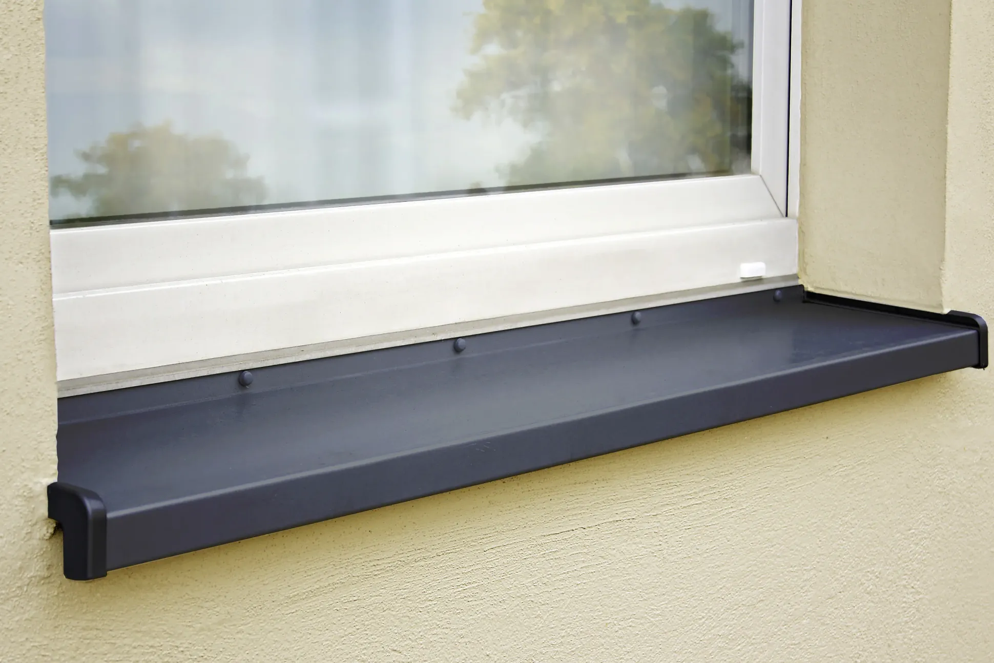 Sarei PVC Seitenteile anthrazit 130 mm