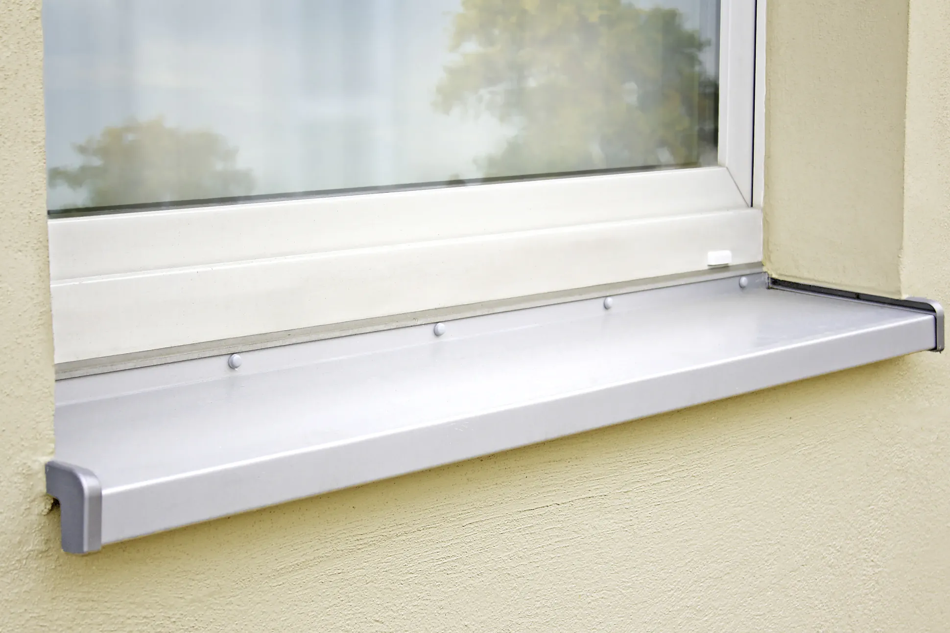 Sarei PVC Seitenteile silber 90 mm