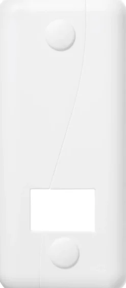 Schellenberg Abdeckplatte DUO Softline Lochabstand 10,5 cm weiß