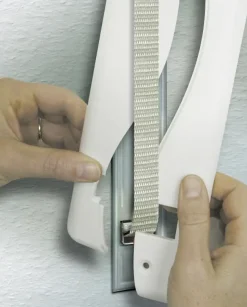 Schellenberg Abdeckplatte DUO Softline Lochabstand 13,5 cm weiß