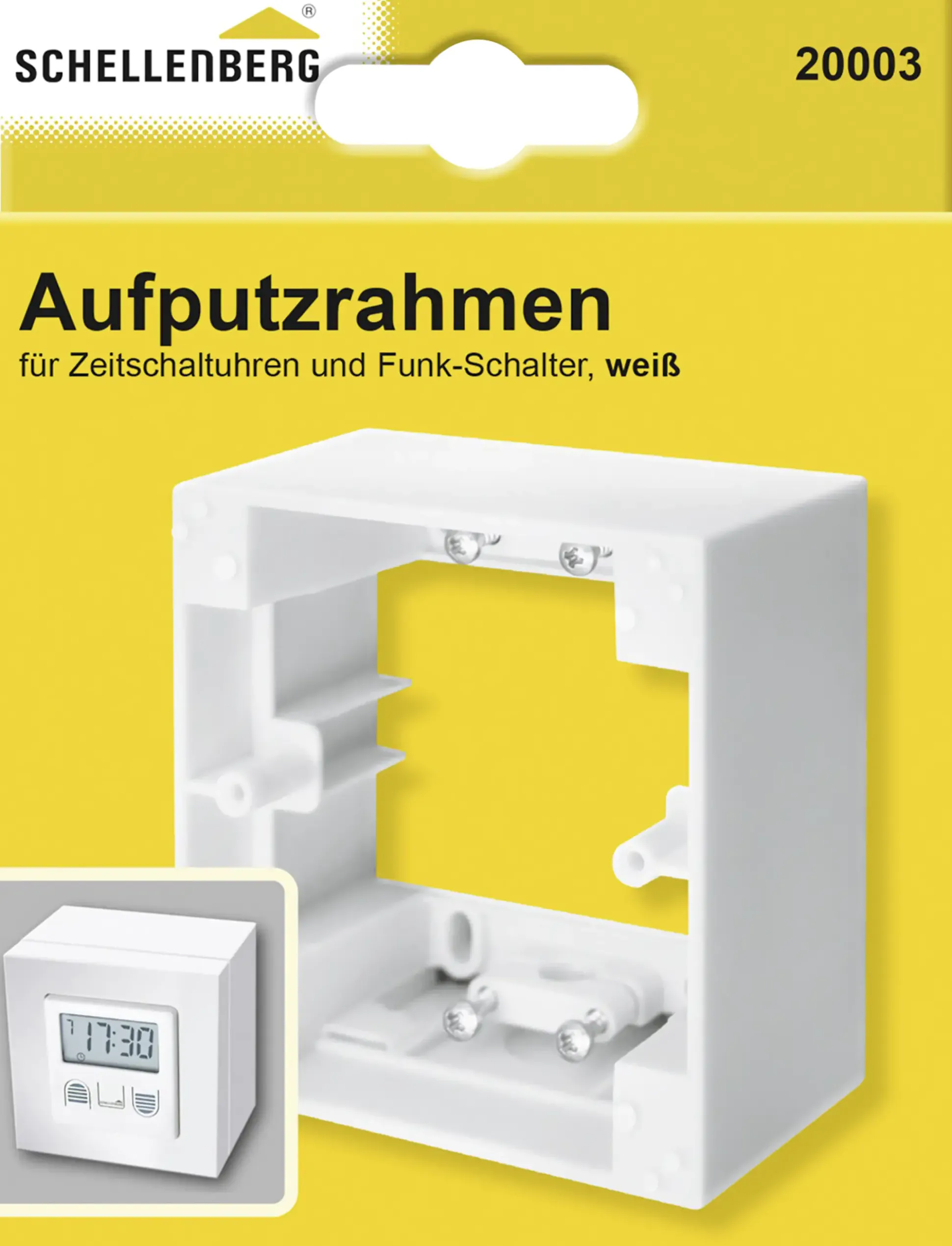 Schellenberg Aufputzrahmen 1-fach eckig
