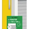 Schellenberg Aufsatzrollladen-Set für Fenster, 100 x 100 cm, weiß/grau